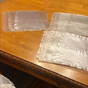 Clear Plastic Binder Sleeves